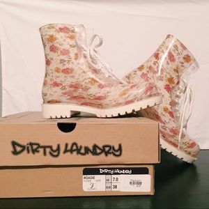 Floral Combat Rain Boots